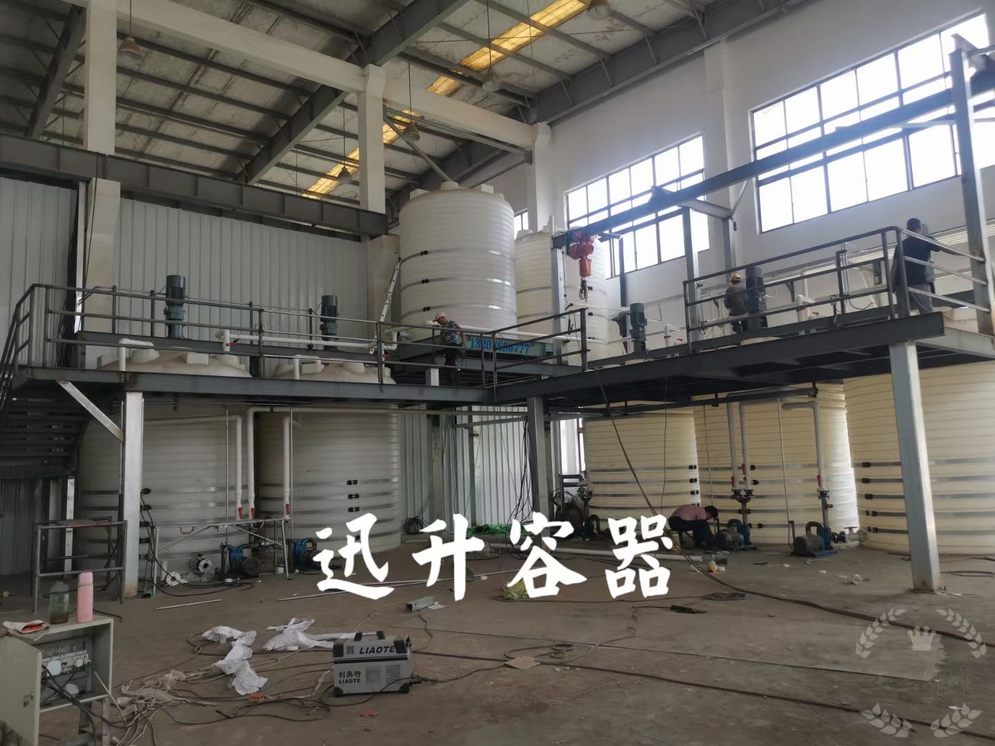 南京某水处理设备厂水箱工程